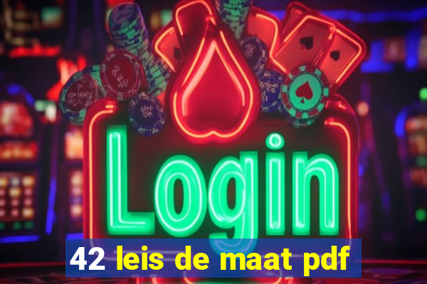 42 leis de maat pdf